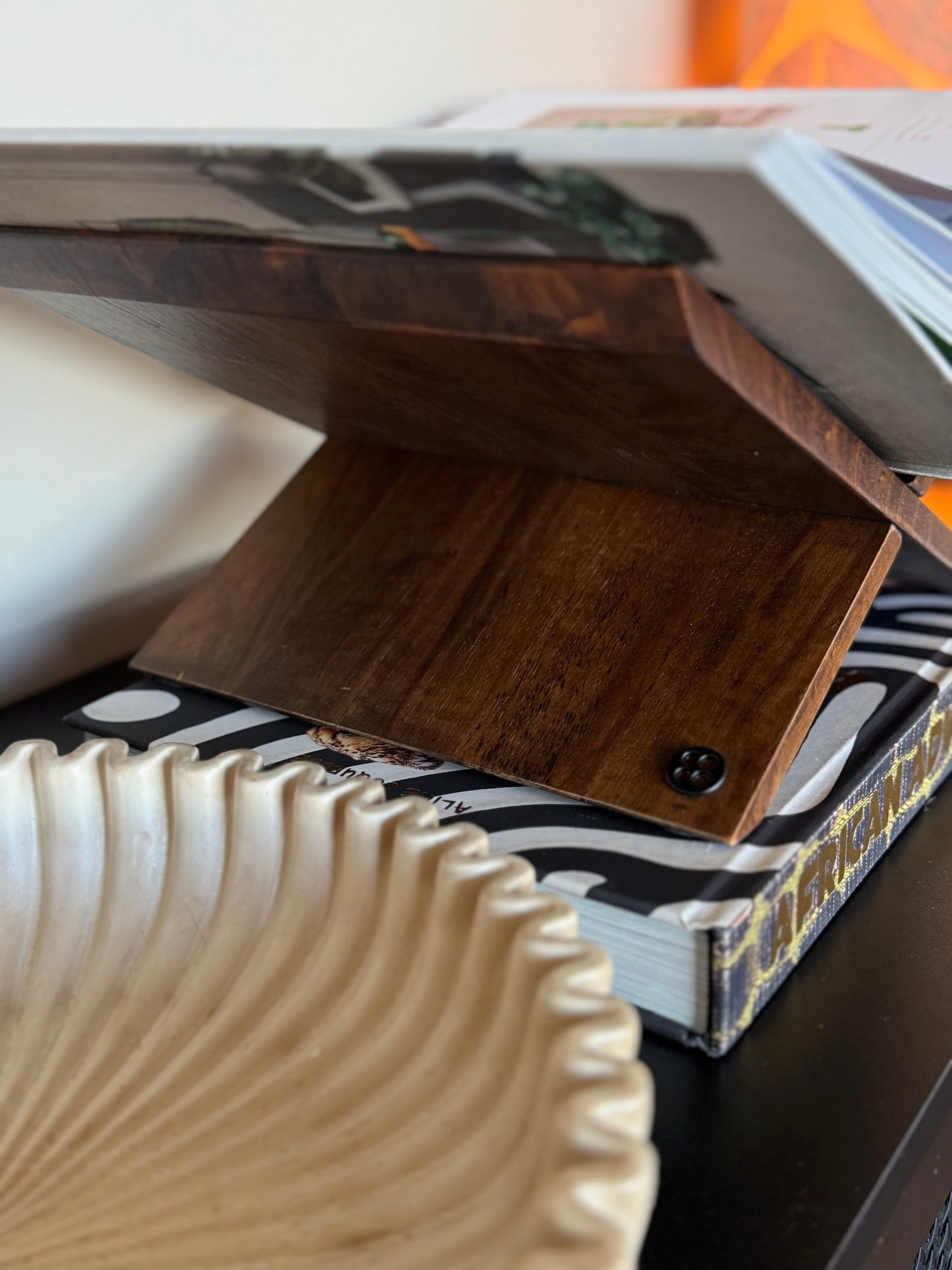 Houten boekenstandaard | Minimalistisch & Decoratief - SIEM