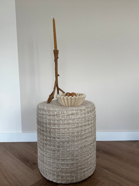 Aluminium design kandelaar | Unieke organische vorm - TWIGGY