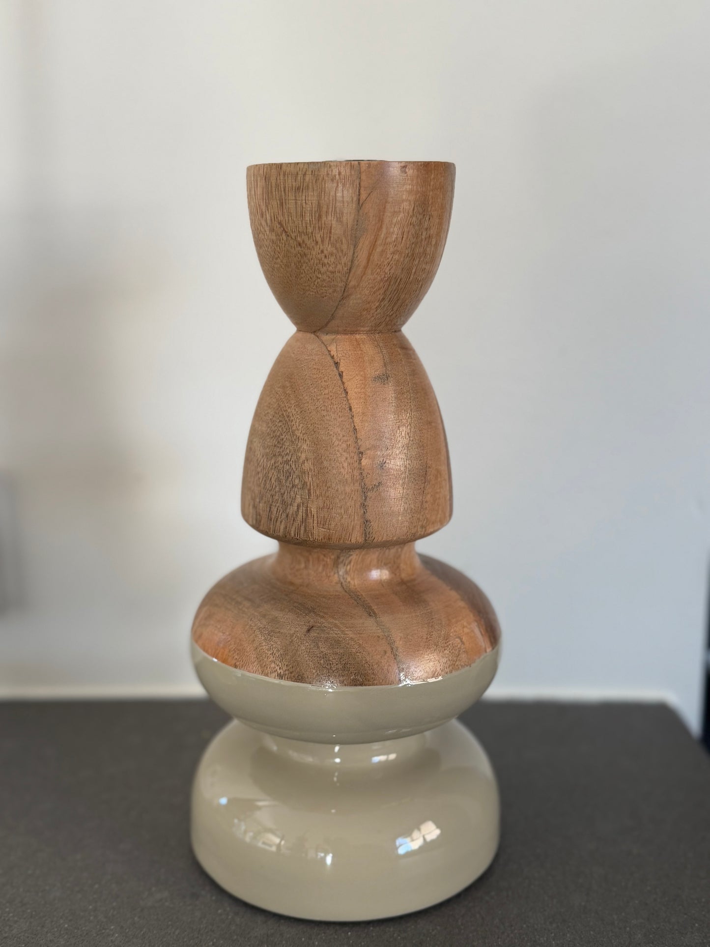 Kandelaar hout - HOLLY