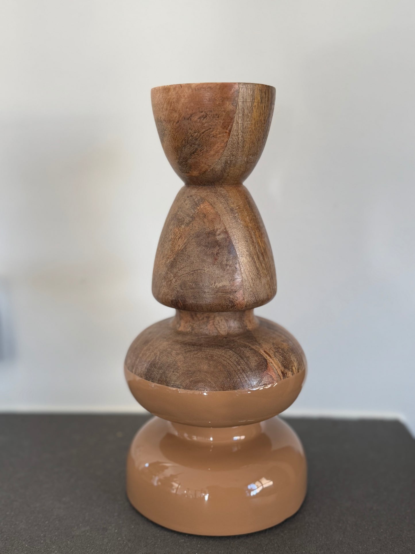 Kandelaar hout - HAILEY