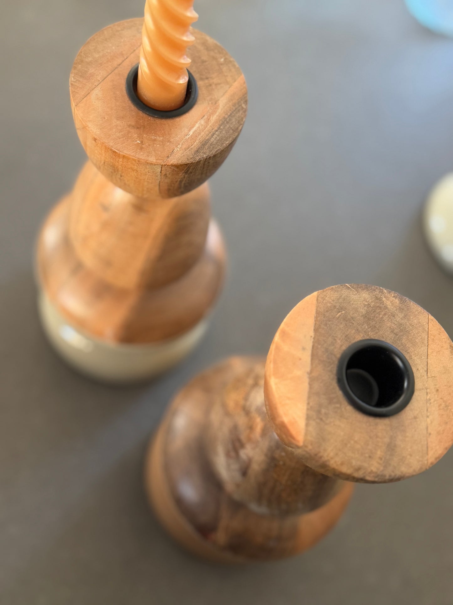 Kandelaar hout - HAILEY