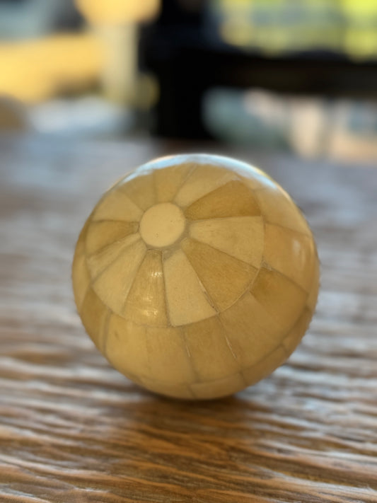 Decoratieve ornament bal | Beige – STAR