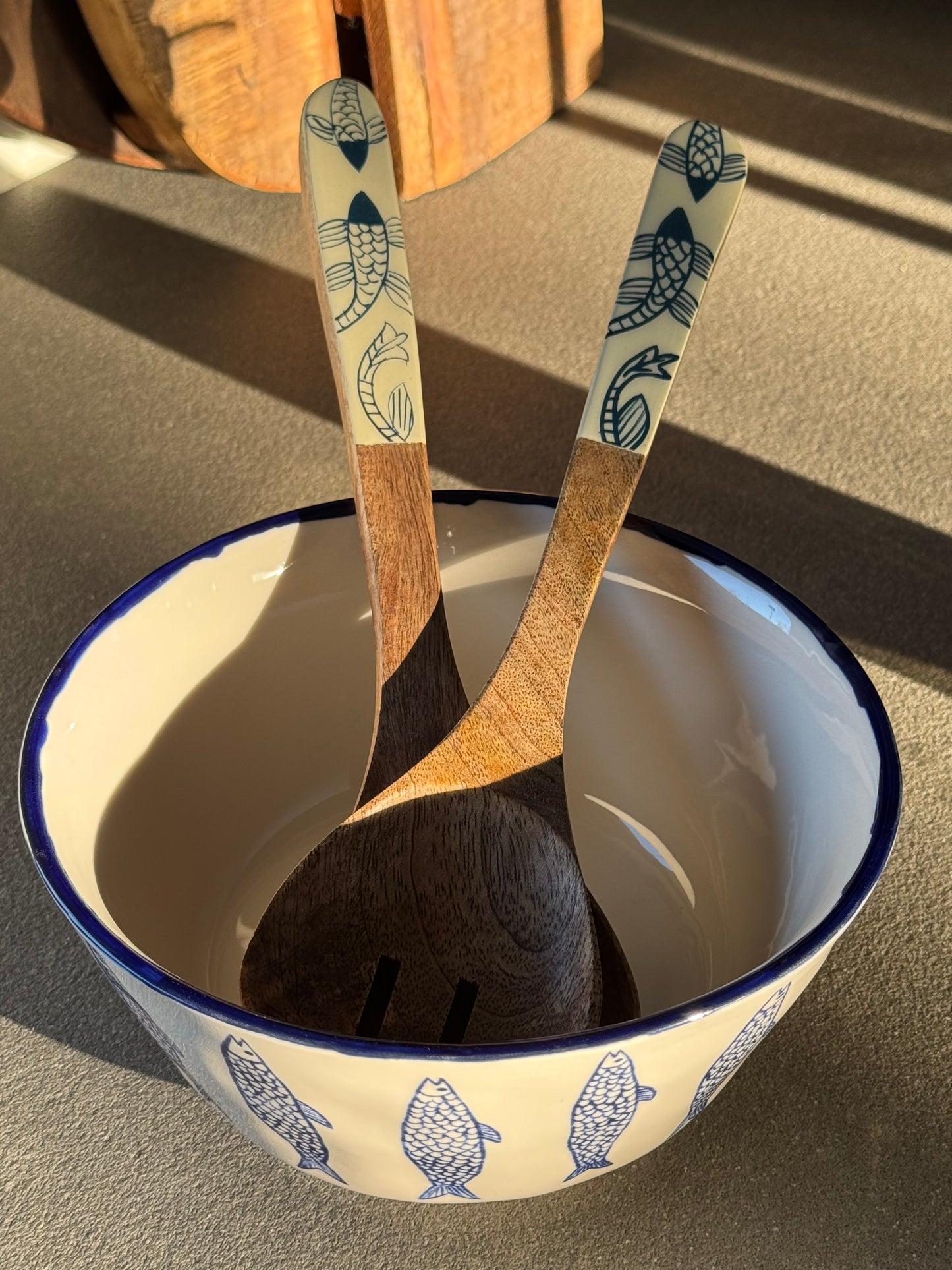 Houten lepel en vork set (courvets) – LOTJE