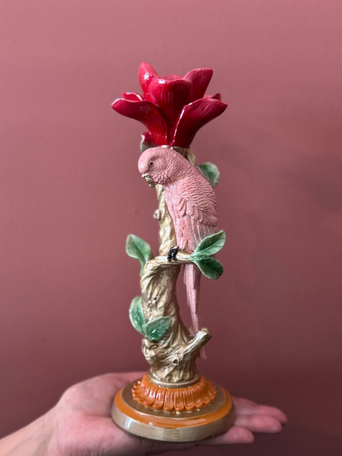 Kandelaar roze papegaai - ROSA