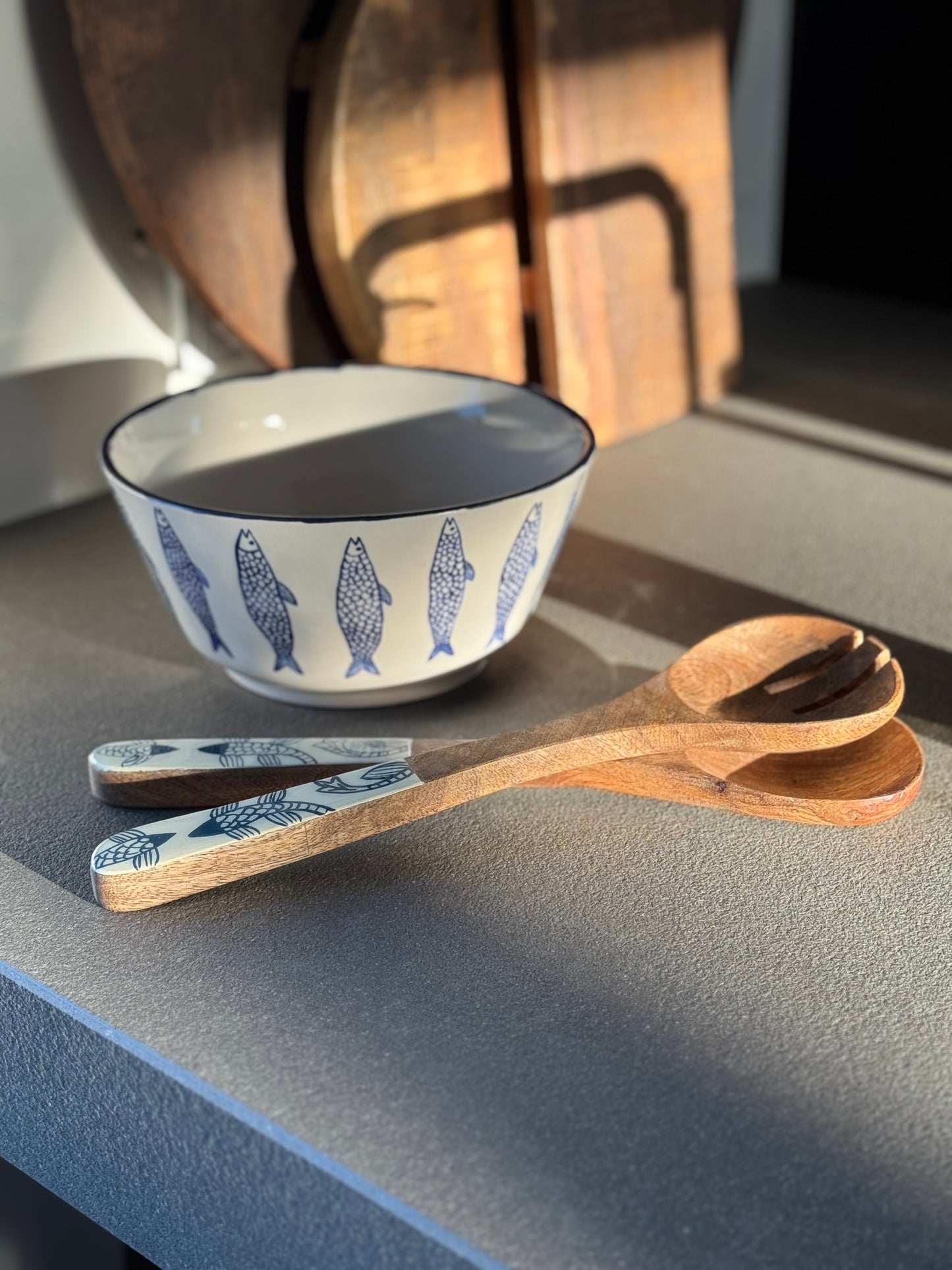 Houten lepel en vork set (courvets) – LOTJE