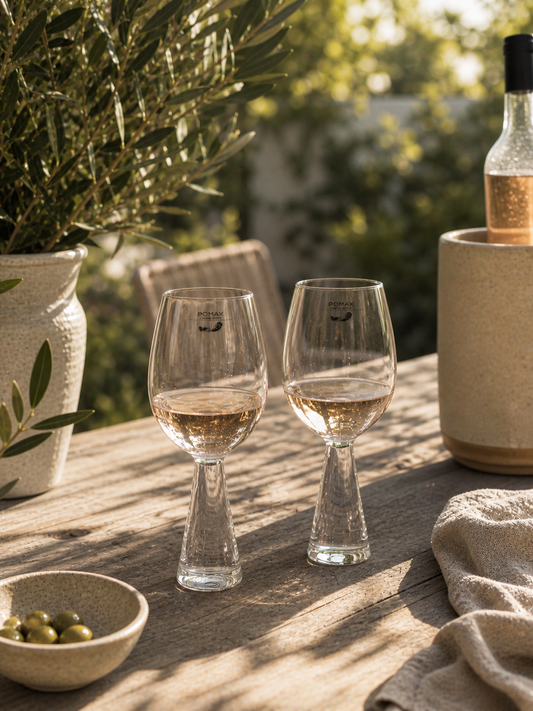 Wijnglazen | Set van 6 luxe wijnglazen van Pomax - KEOPS