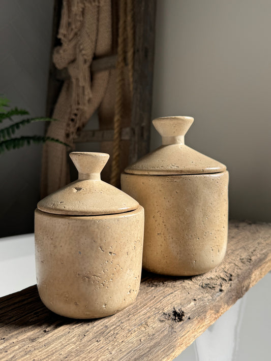 Aardewerk pot - BROWN