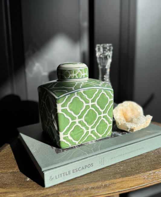 Chinese pot met deksel | Keramische decoratie - LOI