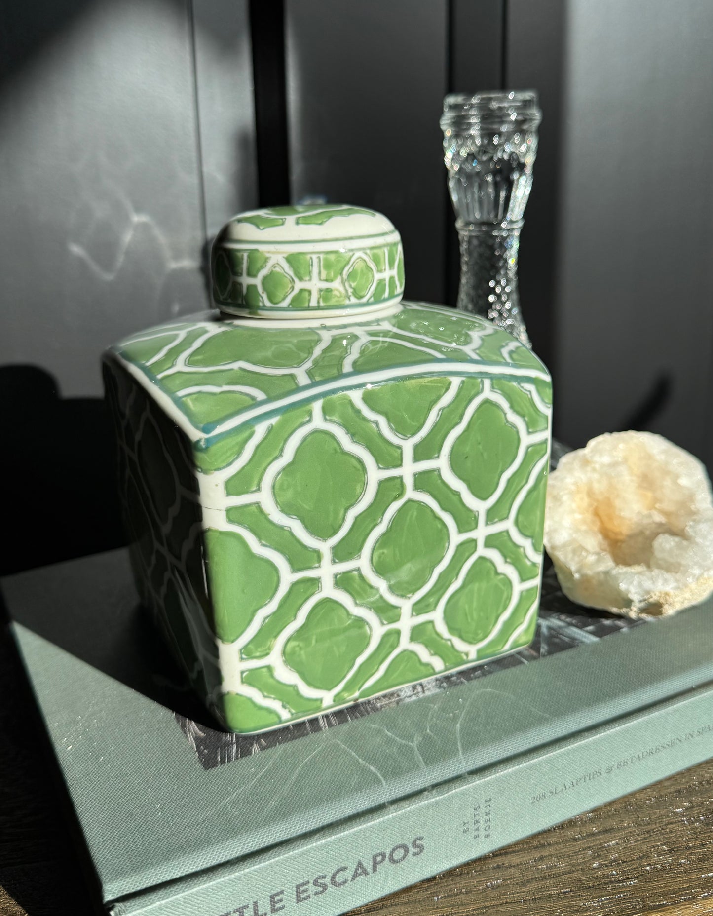 Chinese pot met deksel | Keramische decoratie - LOI