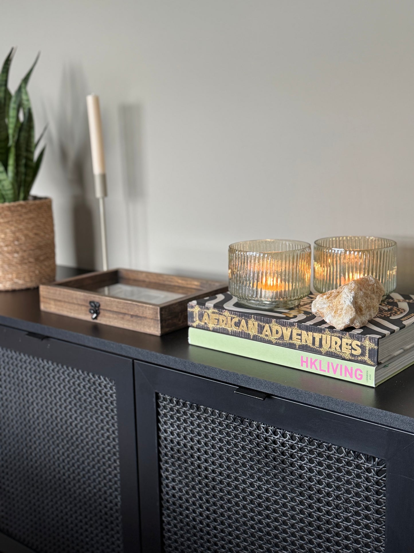 Waxinelichthouder groen | Sfeervol glaswerk - SJORS