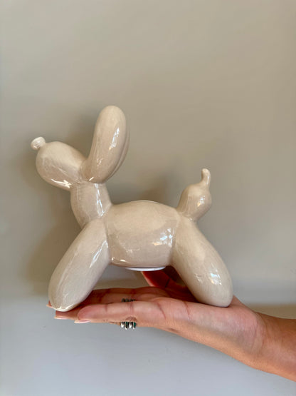 Spaarpot ballonhond zand | Keramiek & Decoratie - BOBBIE