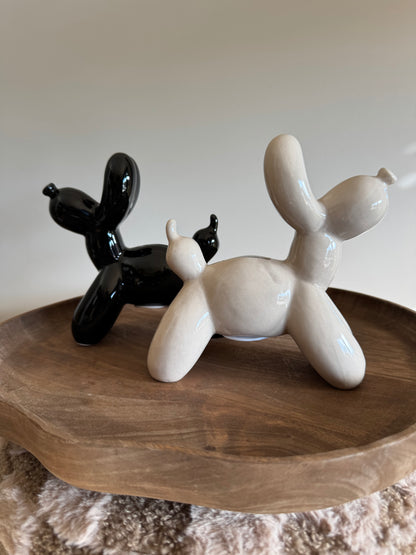 Spaarpot ballonhond zand | Keramiek & Decoratie - BOBBIE