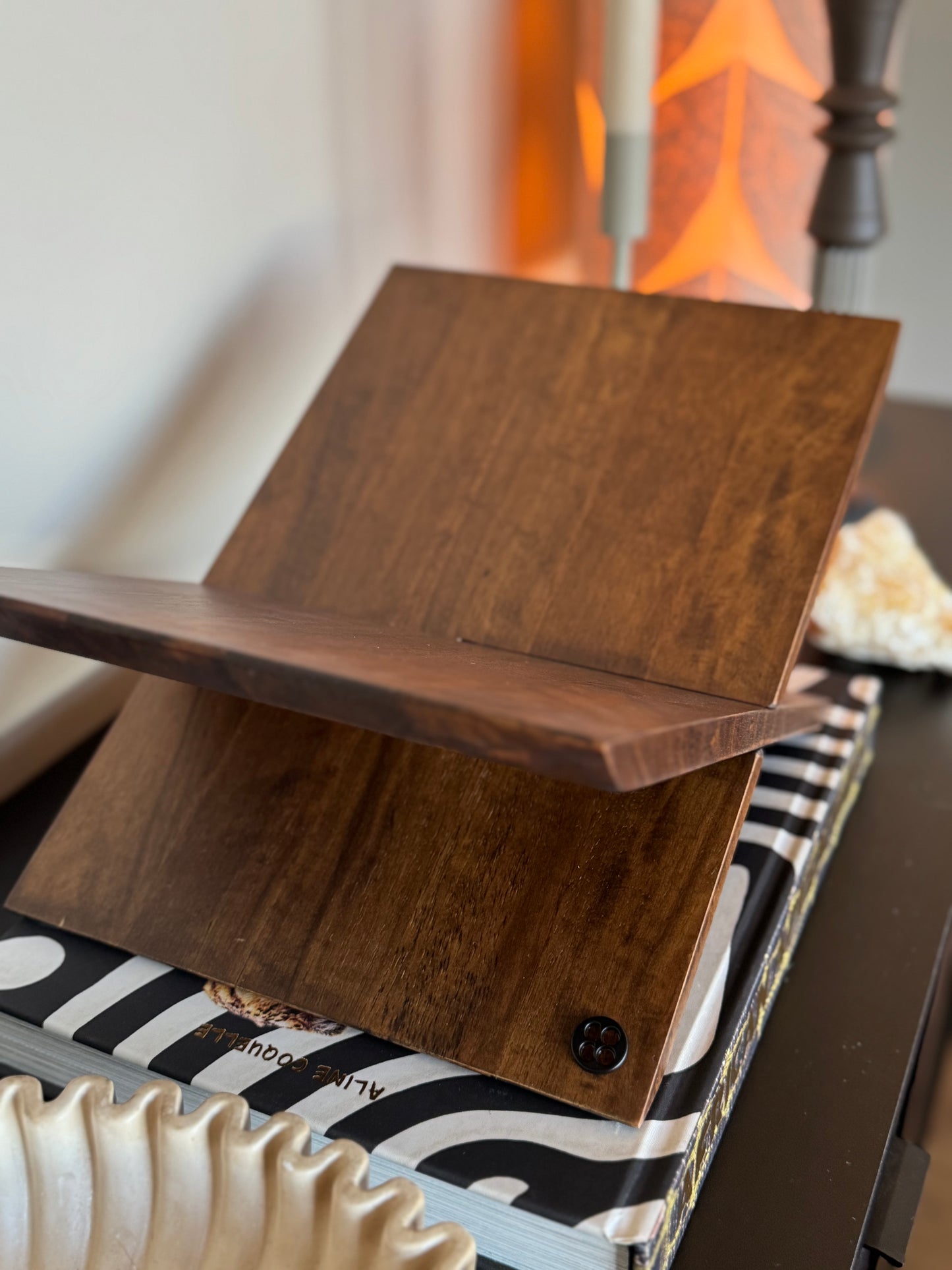 Houten boekenstandaard | Minimalistisch & Decoratief - SIEM