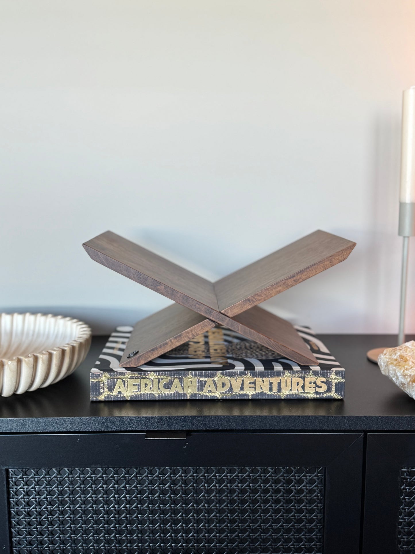 Houten boekenstandaard | Minimalistisch & Decoratief - SIEM