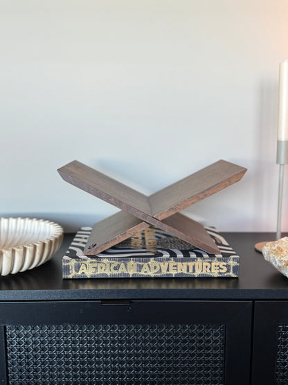 Houten boekenstandaard | Minimalistisch & Decoratief - SIEM