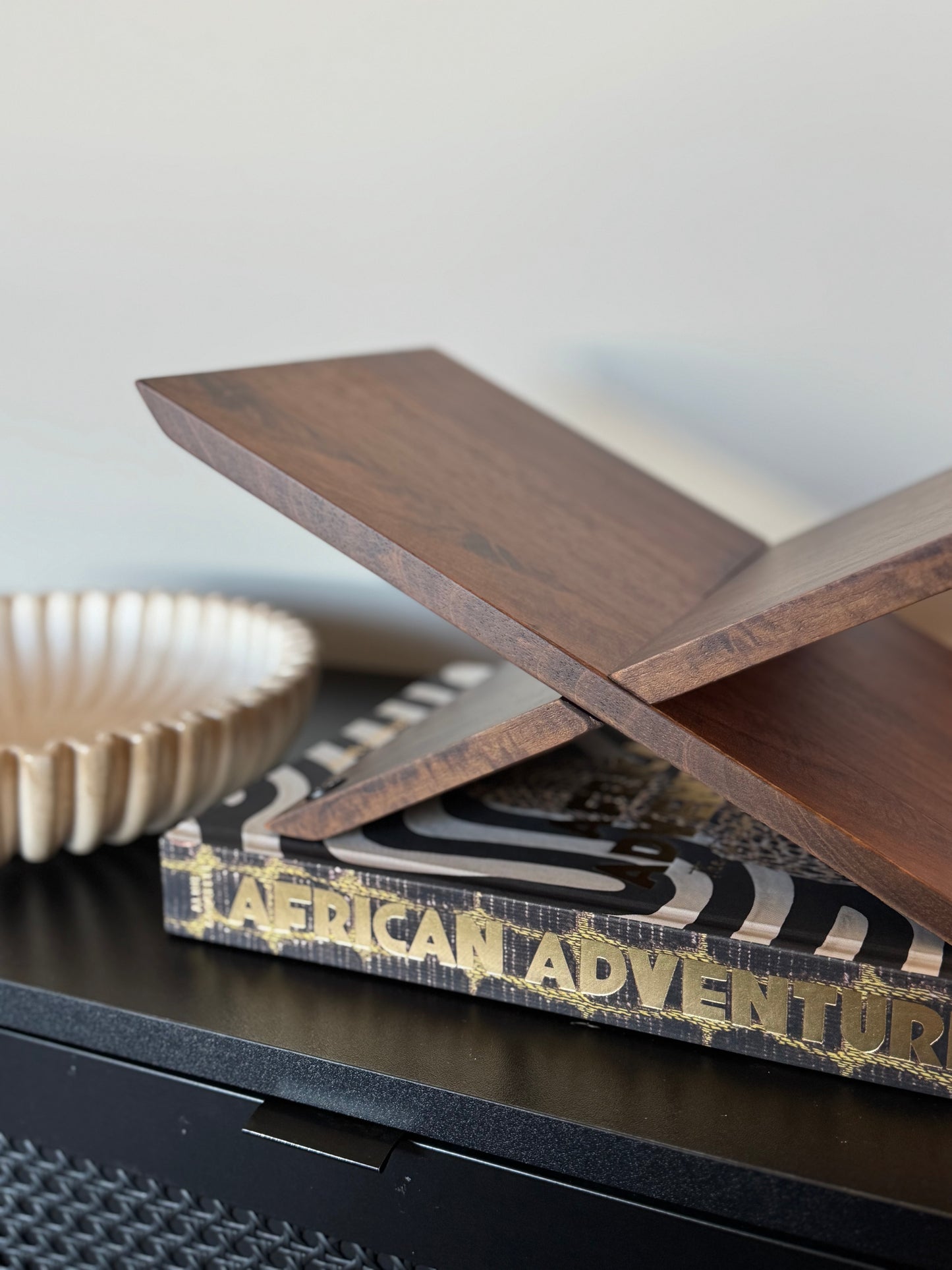 Houten boekenstandaard | Minimalistisch & Decoratief - SIEM