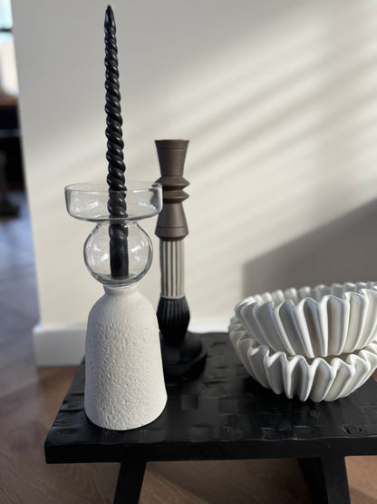 Kandelaar papier-maché – GIJS