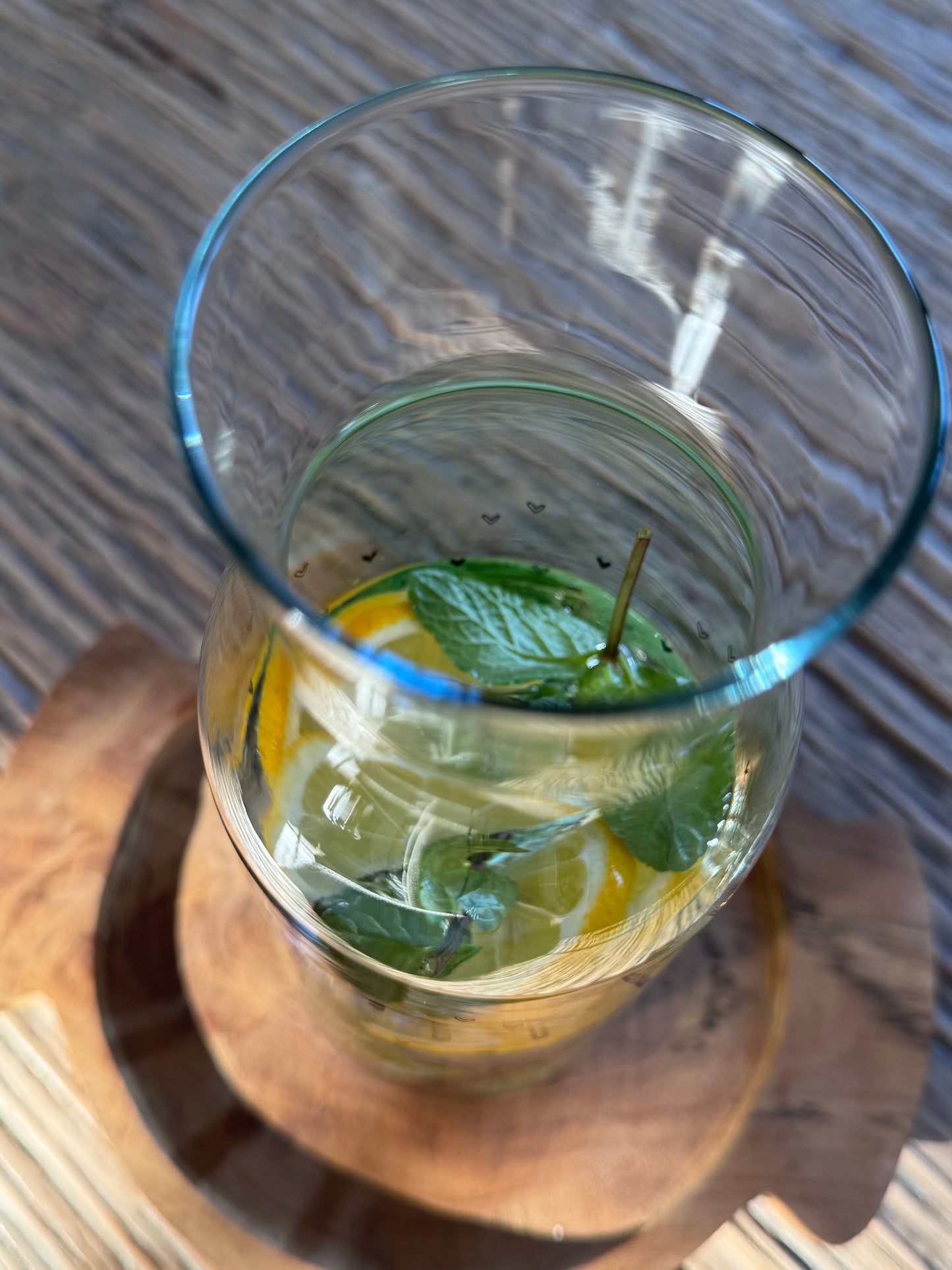 Waterkaraf met hartjes design | helder glas - LOVE